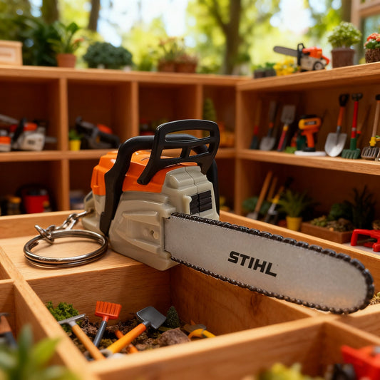 🔥🔧Chainsaw Keychain: 🪚Functional EDC Cutting Key Ring – Sharp & Portable